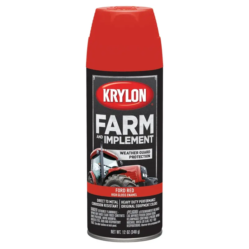 Krylon Farm/Implement; Ford Red; 12 Oz. Aerosol Dup1941 Krylon 1