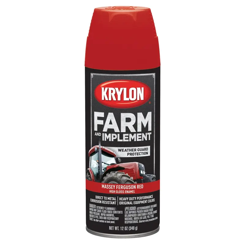 Krylon Farm/Implement; Massey Ferguson Red; 12 Oz. Aerosol Dup1939 Krylon 1