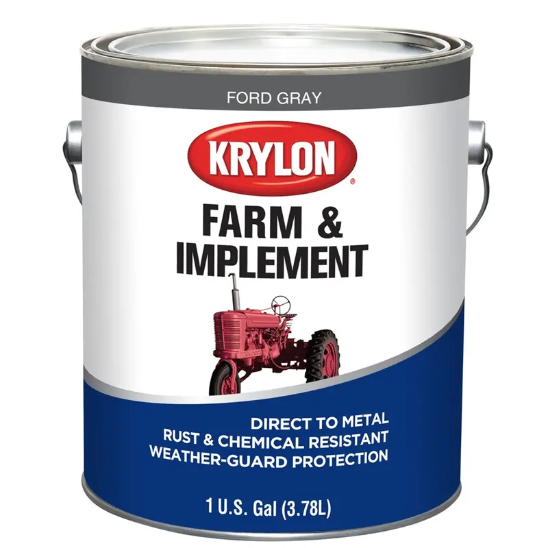 Krylon Farm/Implement Paints; Ford Gray; 128 Oz.; Gallon Dup4918 Krylon 1
