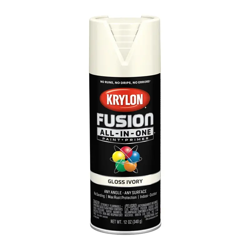 Krylon Fusion All-In-One Paint + Primer, Gloss Ivory Dup2711 Krylon 1