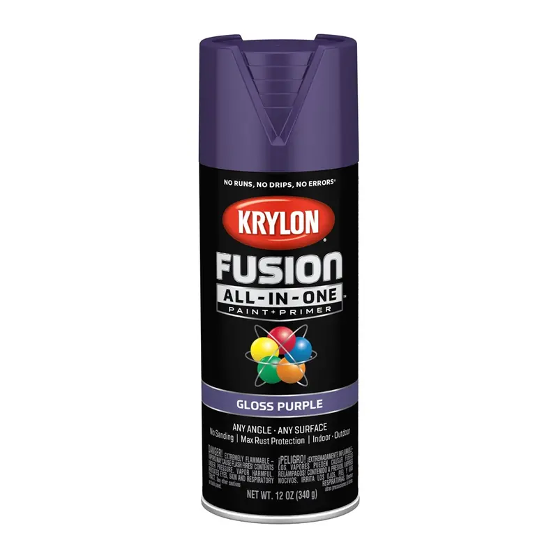 Krylon Fusion All-In-One Paint + Primer, Gloss Purple Dup2719 Krylon 1