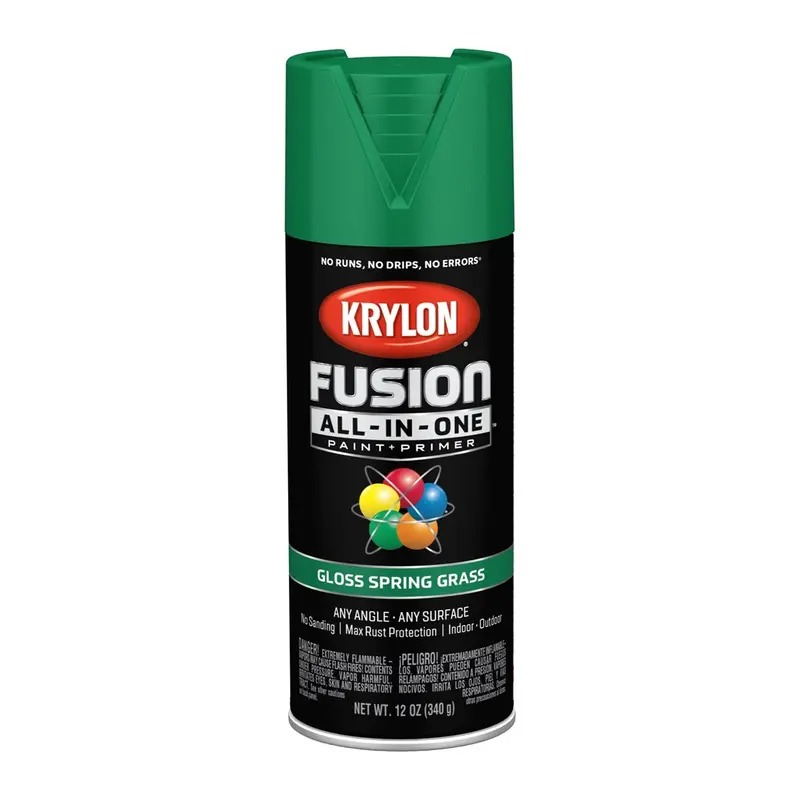 Krylon Fusion All-In-One Paint + Primer, Gloss Spring Grass Dup2724 Krylon 1