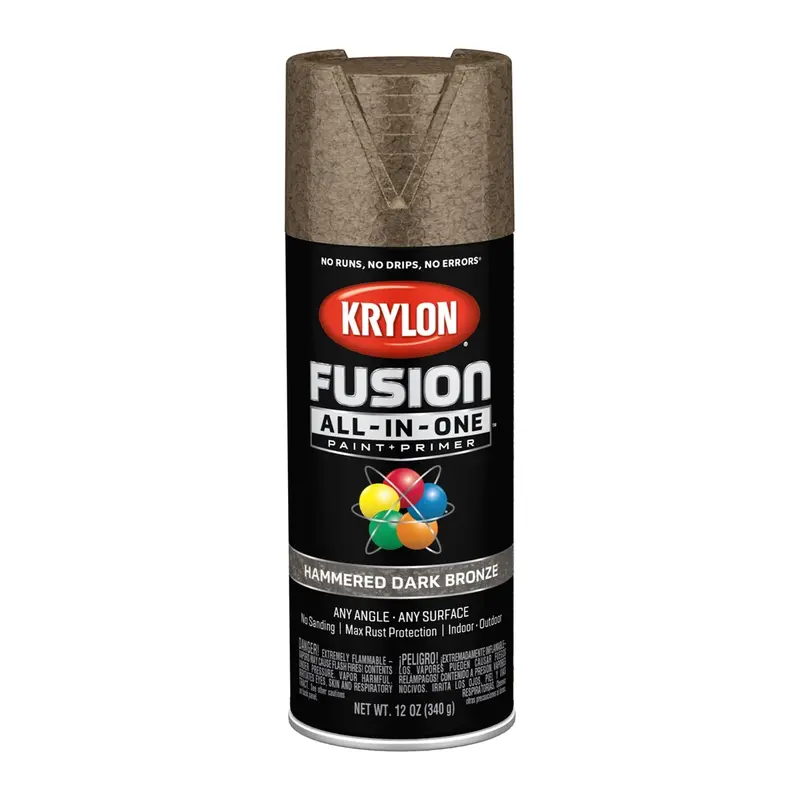 Krylon Fusion All-In-One Paint + Primer, Hammered Dark Bronze Dup2787 Krylon 1