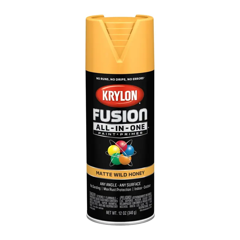Krylon Fusion All-In-One Paint + Primer, Matte Wild Honey Dup2765 Krylon 1