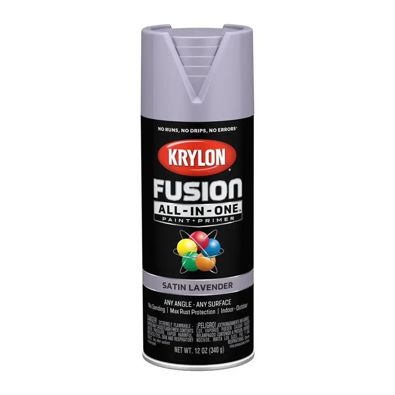 Krylon Fusion All-In-One Paint + Primer, Satin Lavender Dup2742 Krylon 1