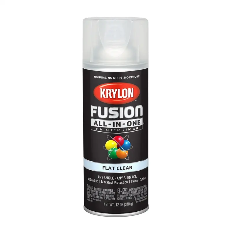 Krylon Fusion All-In-One Paint+Primer Flat Clear; 12 Oz. Aerosol Dup2729 Krylon 1