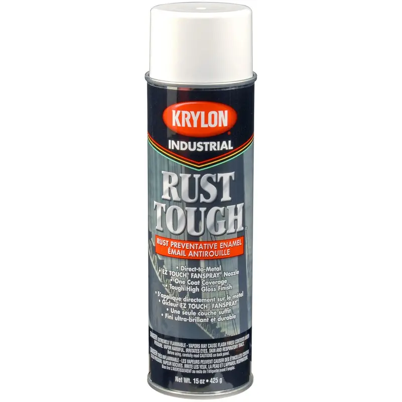 Krylon Industrial Rust Tough Rust Preventive Enamels; Osha Gloss White; 15 Oz. Aerosol Dupr00929 Krylon 1