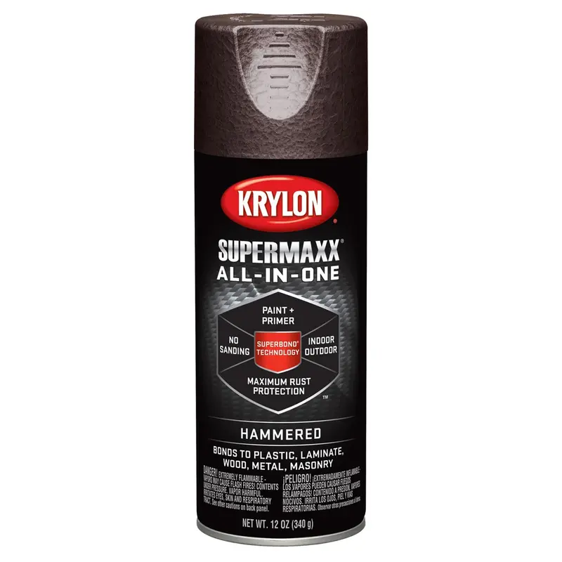 Krylon Supermaxx Paint+Primer; Cocoa Brown; 12 Oz. Aerosol Dup8906 Krylon 1