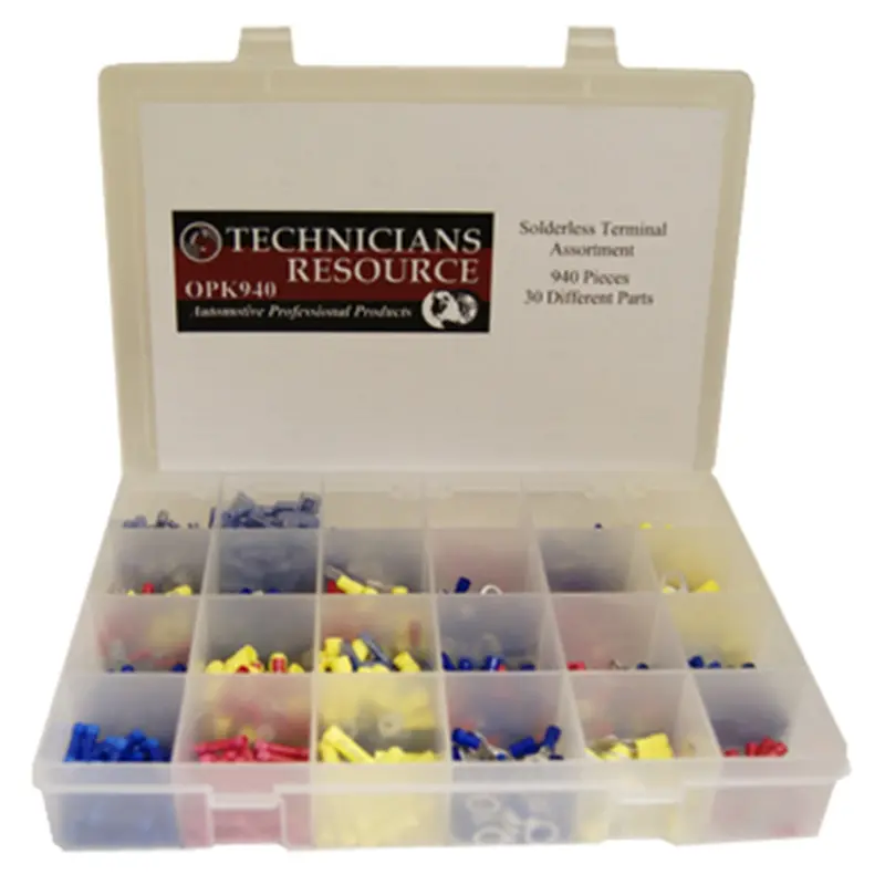 Large Solderless Terminal Assortment (940 Pieces) Tmropk940 The Main Resource 1