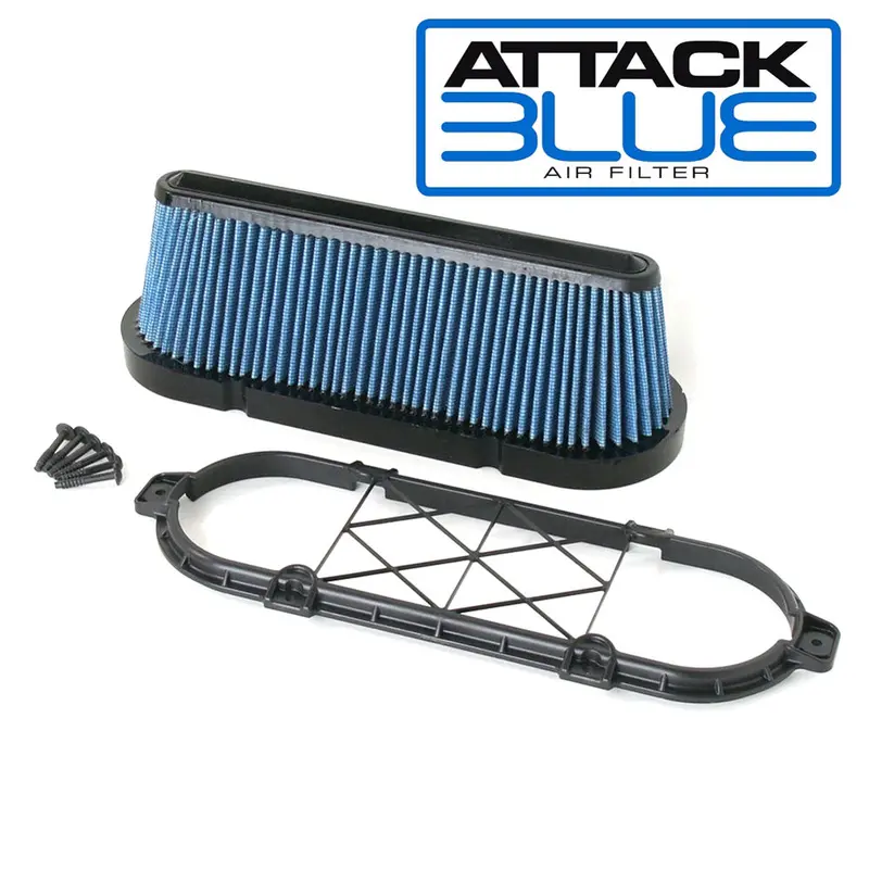 Late-2012-2013 Corvette Ls3/Ls7 Attack Blue Performance Air Filter W/Gm Brace (Drop Ships In Approx. 2-3 Weeks) 2