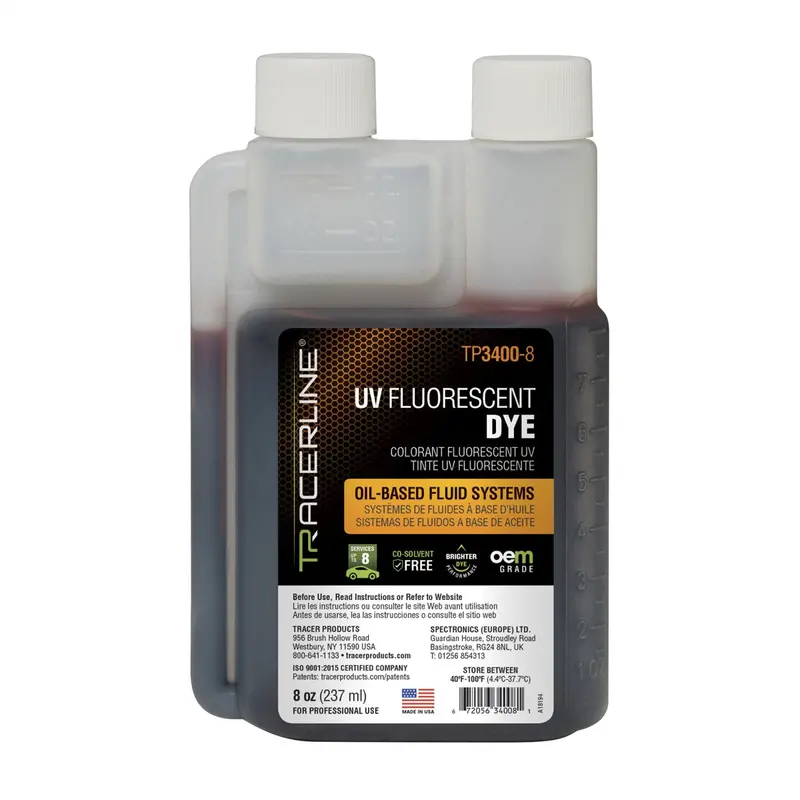 Leak Detection Tracer Dye, Automotive, Heavy-Duty, Dark Tratp3400-8 Tracer Products 1