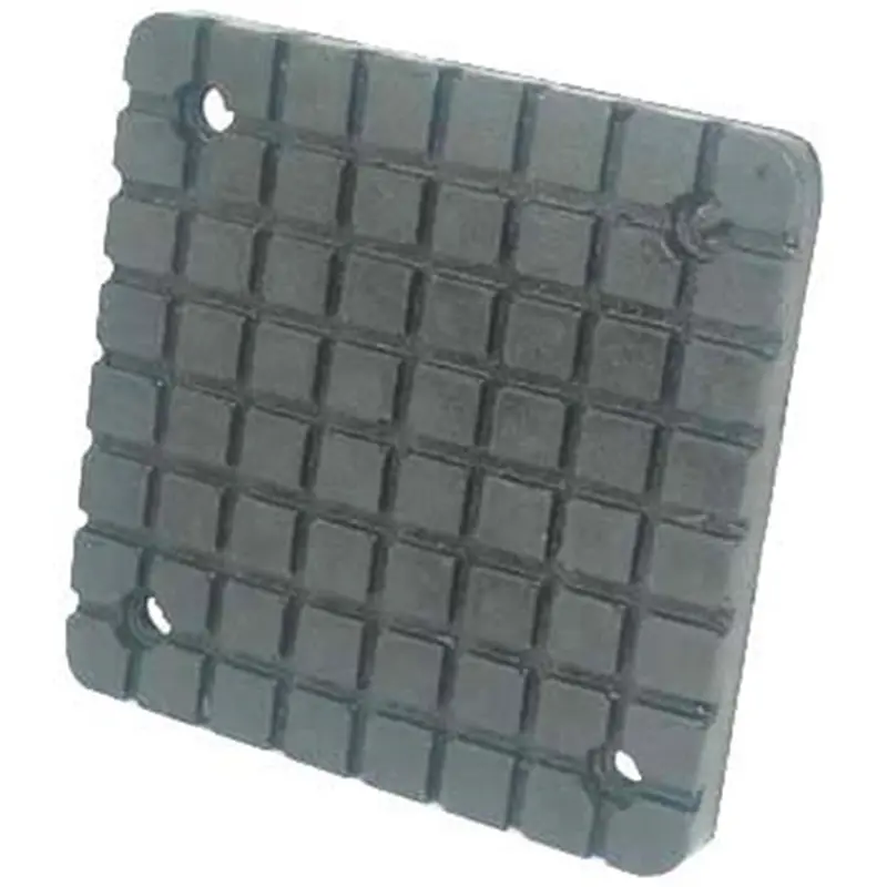 Lift Pads For Bend Pack Square Bolt-On Molded Rubber Pad ( 5 1/2 X 5 1/2 X 1") Tmrlp618 The Main Resource 1