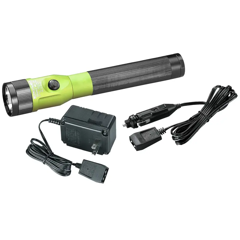 Lime Green Stinger Ds Led Flashlight With Ac/Dc And Piggyback Charger Stl75638 Streamlight 1