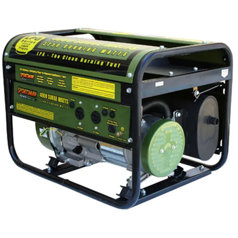 Liquid Propane Generator, 4000 Watts Peak, 7 Hp Ohv Engine, One 12V And Two 120V Outlets Bfogen4000lp New Buffalo Corporation 1