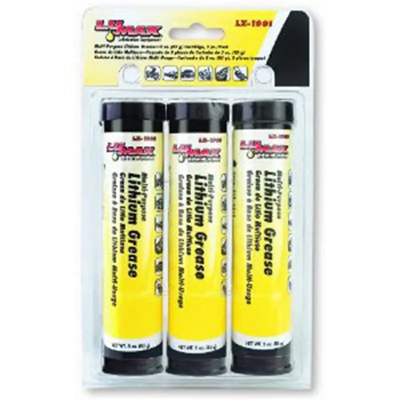 Lithium Grease, Multi-Purpose, 3 Oz Cartridges, For Mini Grease Guns, 3 Per Pack Lmxlx-1901 Airgas Safety 1