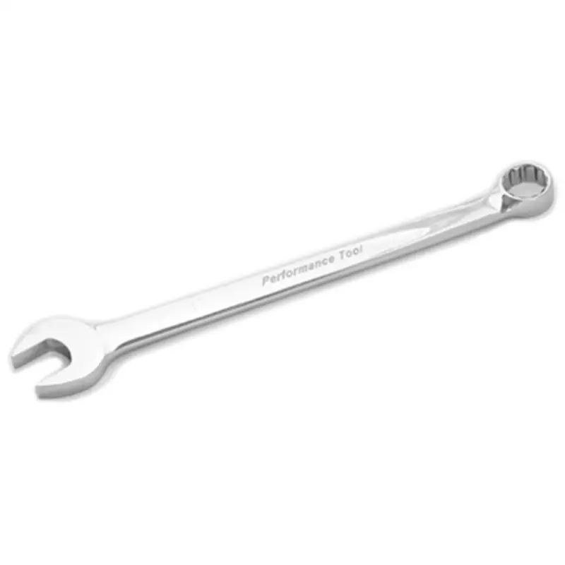 Long Chrome Combination Wrench, 1", With 12 Point Box End, Fully Polished, 14-1/8" Long Wlmw30332 Wilmar Corp. / Performance Tool 1