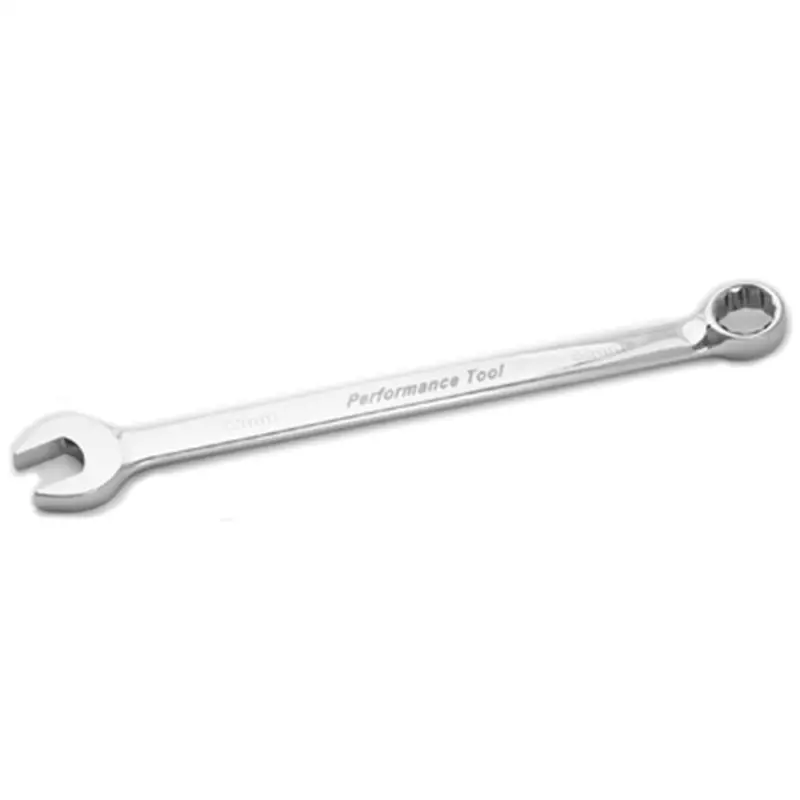 Long Chrome Combination Wrench, 22Mm, With 12 Point Box End, Fully Polished, 12-9/16" Long Wlmw30122 Wilmar Corp. / Performance Tool 1