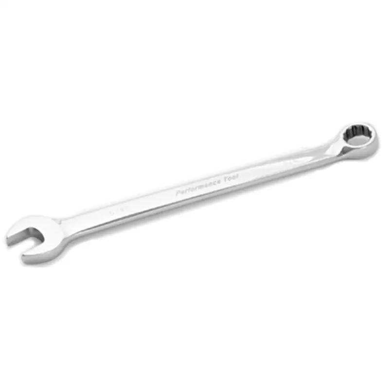 Long Chrome Combination Wrench, 5/8", With 12 Point Box End, Fully Polished, 9-9/16" Long Wlmw30320 Wilmar Corp. / Performance Tool 1