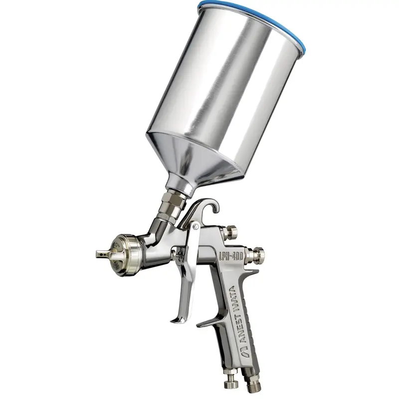 Lph400-144Lv Center Post Gravity Feed Hvlp Spray Gun Iwa5550 Iwata 1