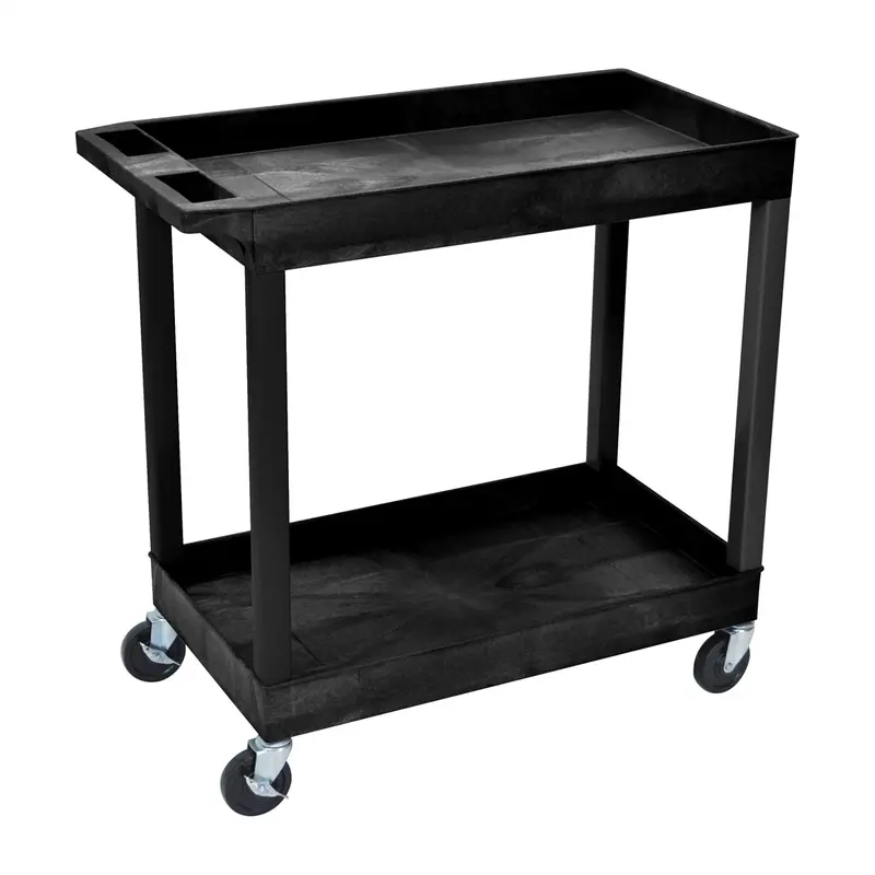 Luxor E-Series 2-Shelf Utility Cart Luxec11 Luxor 1