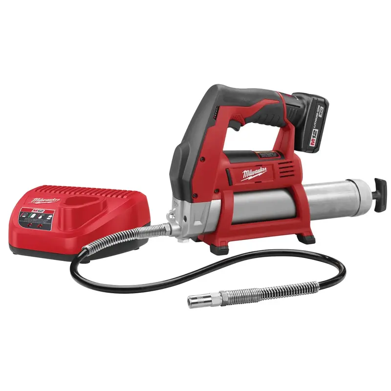 M12 Cordless Lith-Ion Grease Gun Kit Mlw2446-21Xc Milwaukee Tool 1