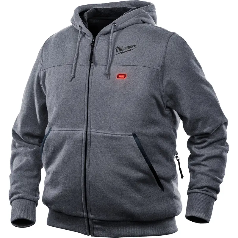 M12 Heated Hoodie Kit Xl (Gray) Mlw302g-21Xl Milwaukee Tool 1