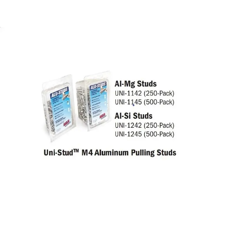 M4 Aluminum Pulling Studs Al-Si 250-Pack Hsa1242 H&S Autoshot 1
