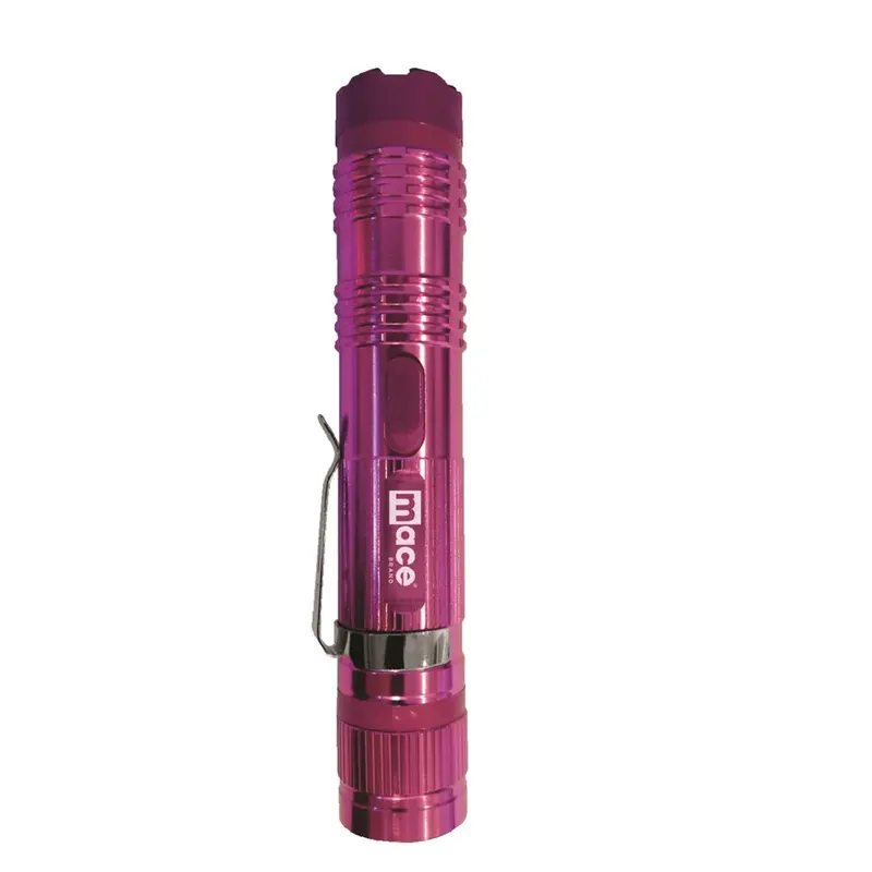 Mace Pink Compact Stun Gun With Flashlight Mac80476 Mace Security International 1