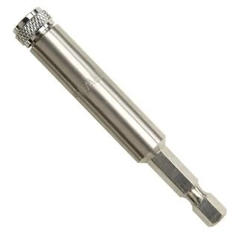 Magnetic Insert Bit Holder, For 1/4" Hex Bits, With C-Ring, 1/4" Hex Shank With Groove, 4" Long Irwiwaf254b10 Irwin Industrial 1