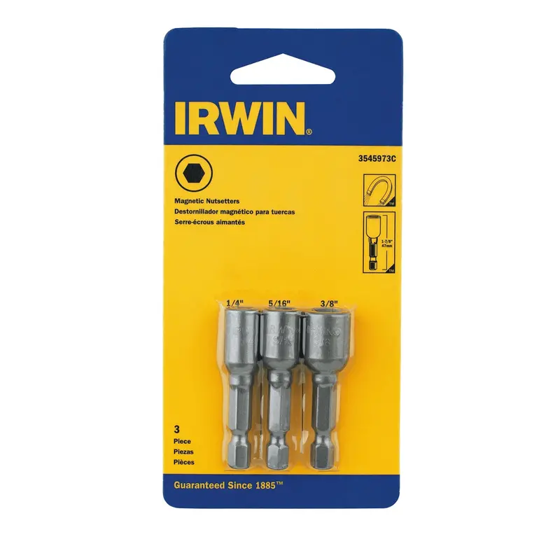 Magnetic Nutsetters (94712, 94732, 94752) 1-7/8" 3Pc Irwiwaf242-3 Irwin Industrial 1