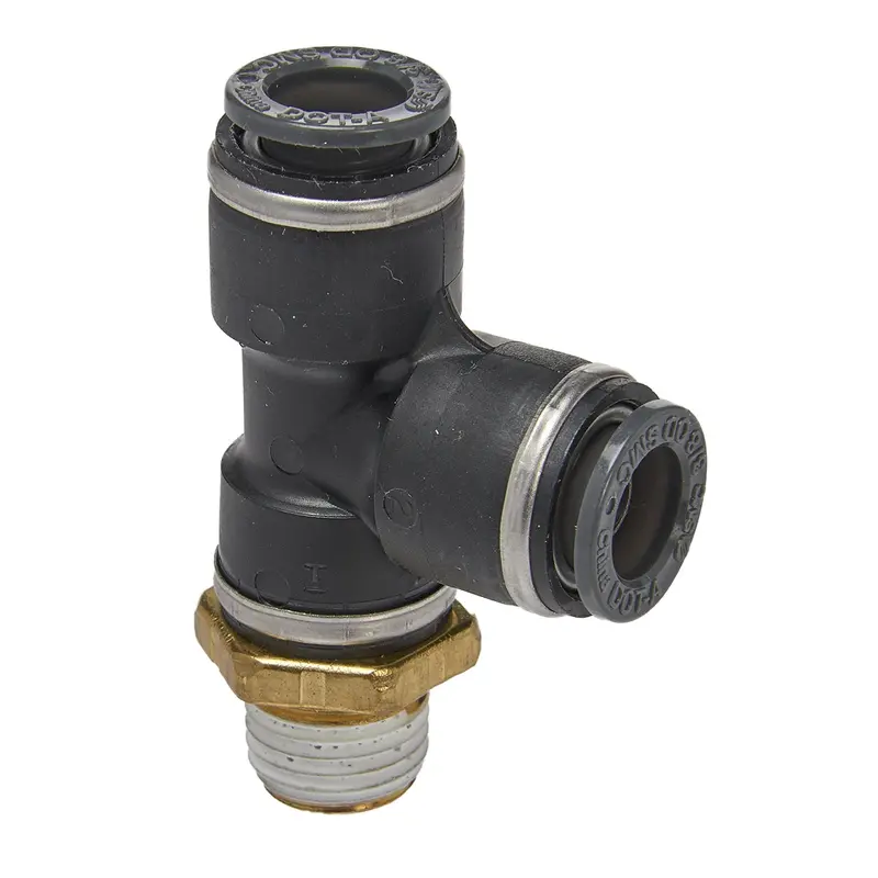 Male Run Tee 3/8 In Tube X 1/4 In Npt (2) Srrabt330 S.U.R. And R Auto Parts 1