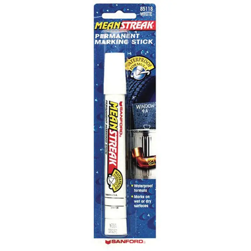 Mean Streak Permanent Marking Stick White Shp85118-Sh Sharpie 1