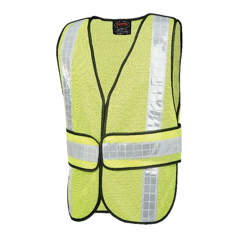 Mesh Economy Safety Vest - Hi-Vis Yellow/Green - One Size Fits Most Srwv1030460u-Os Surewerx Usa 1