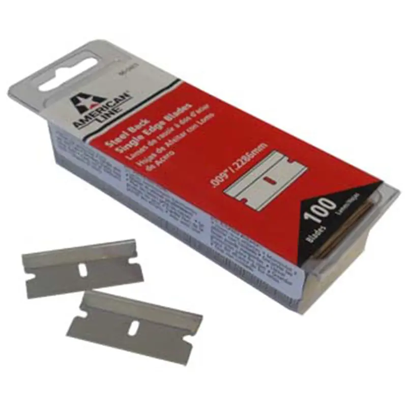 Metal Razor Blades Single Edge #9 Blade .009 Thick Tmrmi120 The Main Resource 1