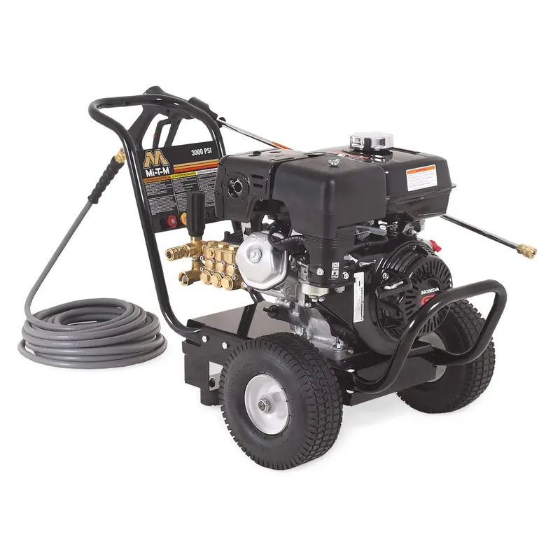 Mi-T-M Jp Gasoline Series Cold Water Direct Drive Job Pro Pressure Washer 3000 Psi Mtmjp-3003-3Mhb Mi-T-M 1