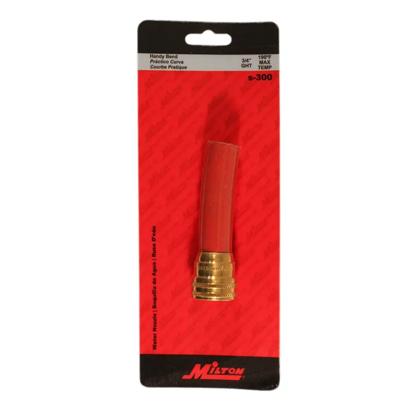 Milton 300 3/4" Ght Handy Bend Water Nozzle Mils-300 Milton Industries 1