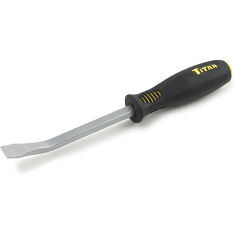 Mini Pry Bar, 8" Long, With Tpr Soft Grip Screwdriver Handle Tit11512 Titan 1