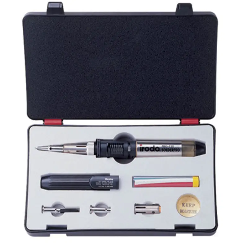 Multi-Function Butane Heat Tool Kit, Solderpro, 30W To 125W, Automatic Ignition, Assorted Tips Soipro120k Solder-It 1