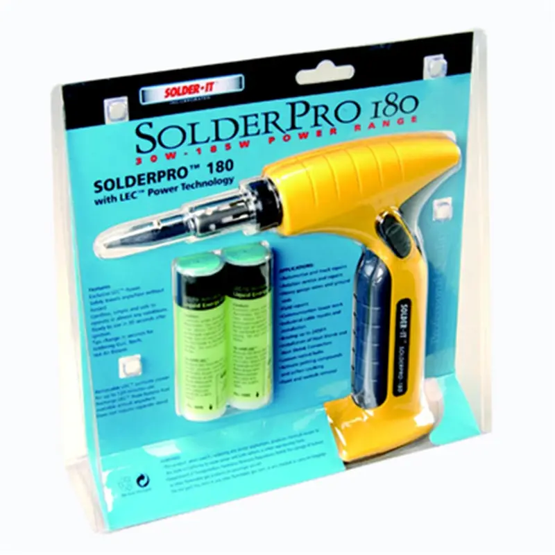 Multi-Function Butane Heat Tool, Solderpro, 30W To 185W, Automatic Ignition, Tips, Removable Lec Soipro180 Solder-It 1