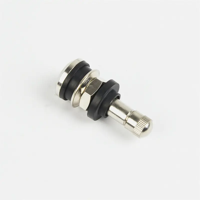Nickel Plated Brass Tire Valve Height 1.44" -.453"/.625" Valve Hole Including 2 Grommets Tmrtr416-400 The Main Resource 1