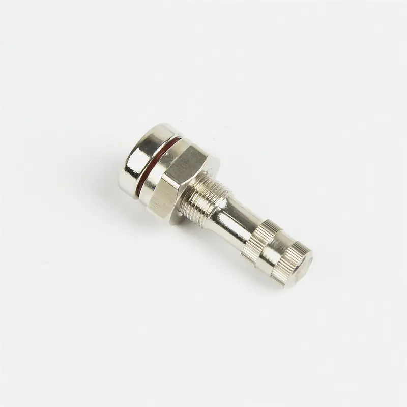 Nickel Plated Brass Valve, Height 1.3", 0.389" Valve Hole Tmrtr542-400 The Main Resource 1