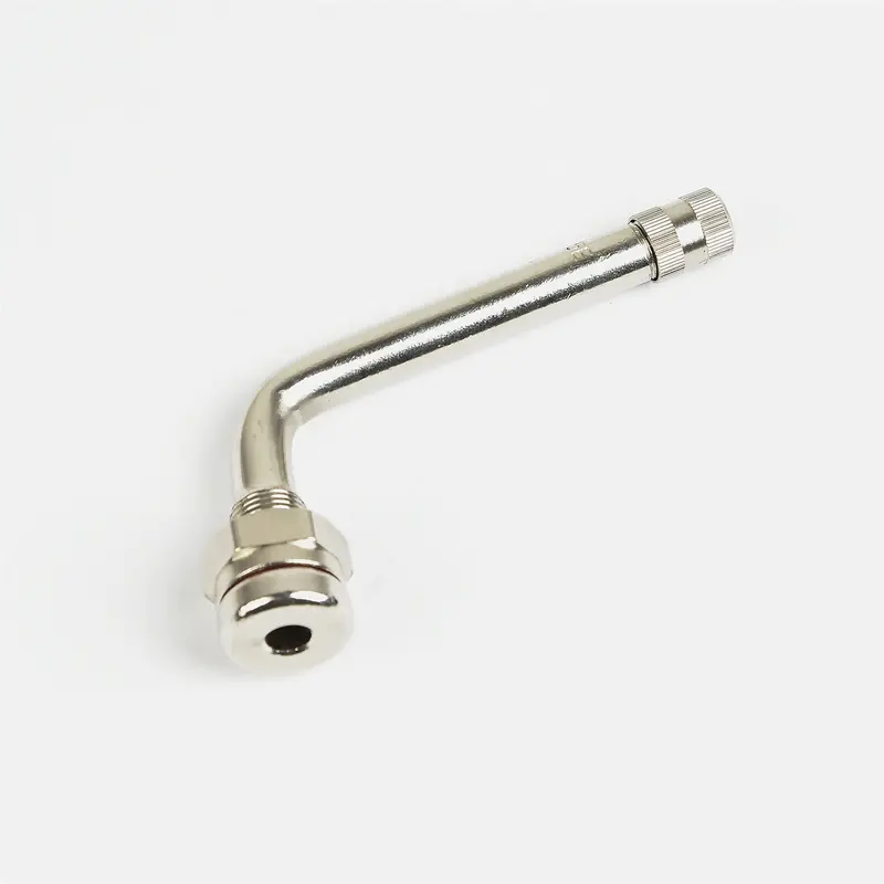 Nickel Plated Brass Valve, Height .98", 2.60" Length, 0.389" Valve Hole, 105 Tmrtr545e-100 The Main Resource 1