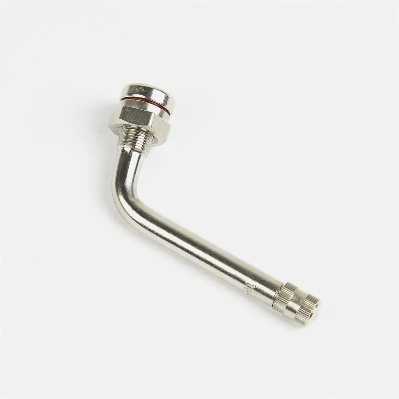 Nickel Plated Brass Valve, Height .98", 2.60" Length, 0.389" Valve Hole, 105 Tmrtr545e-400 The Main Resource 1