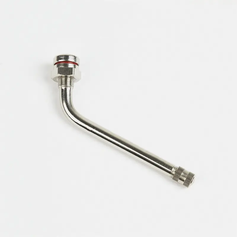 Nickel Plated Metric Truck Valve .98" Height, 3.35" Length, .389", Valve Hole 60 Tmrtr546d-400 The Main Resource 1