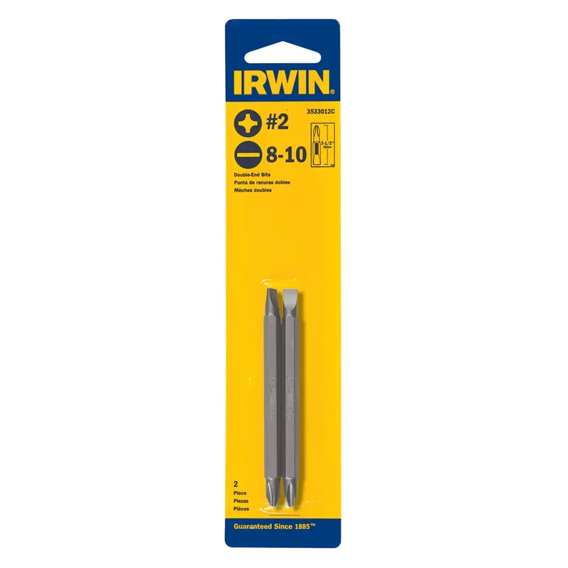 No. 2 Phillips / 8-10 Slotted Double Ended Bit Han3533012c Hanson 1