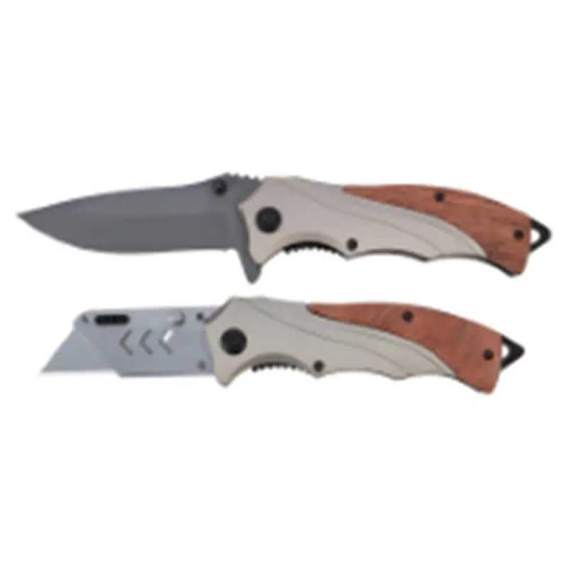 Northwest Trail 2 Pc. Hardwood Handle Knife Set Wlmw9371 Wilmar Corp. / Performance Tool 1