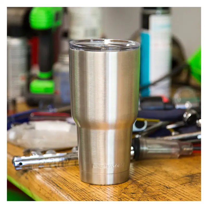 Oem Tools The Jackhammer 30 Oz. Stainless Steel Tumbler W/ Lid Grn26008 Great Neck Tools 1