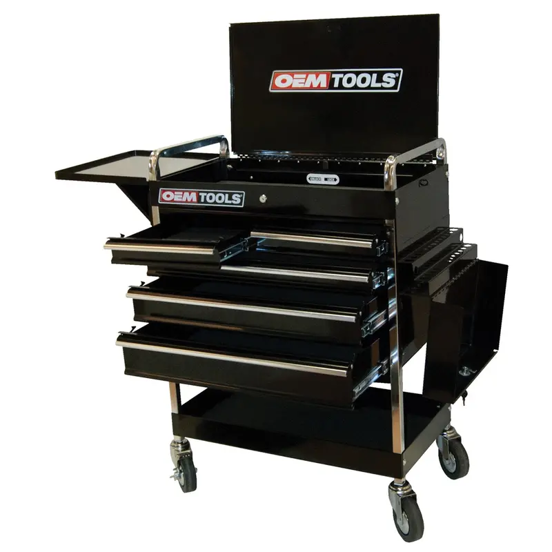 Oemtools 24963 Service Cart With Five Drawers And One Tray Grn24963 Great Neck Tools 1