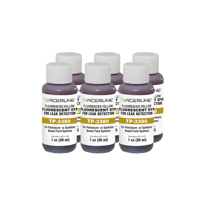Oil Based System Dye Glows Yellow Tratp33800601 Tracer Products 1