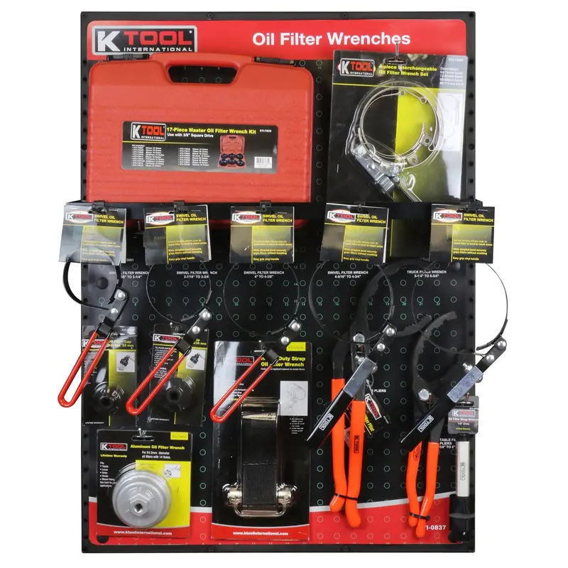 Oil Filter Wrench Display Assortment Kti0837 K Tool International 1